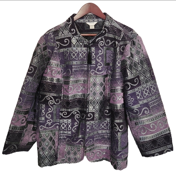 CJ Banks Short Textured Jacket - Picture 1 of 7